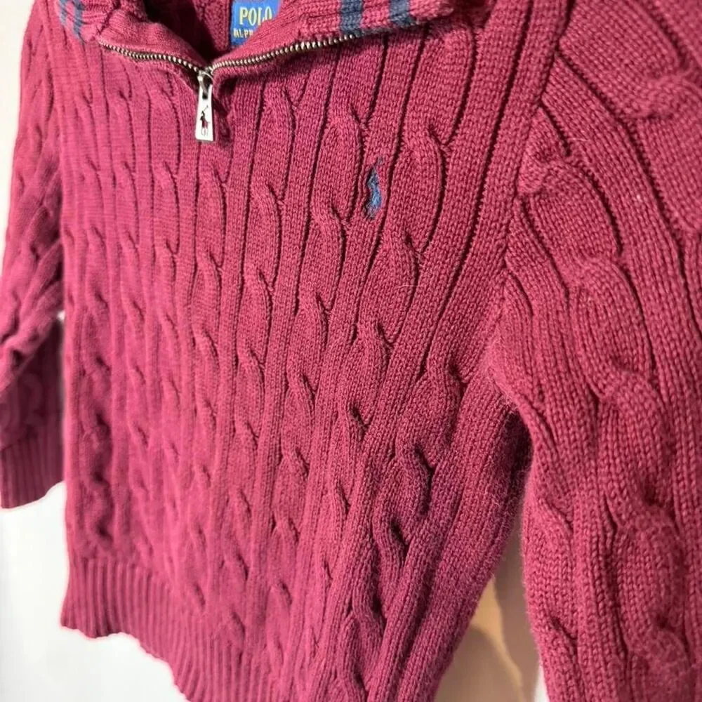 Polo-ralph-lauren Men's Burgundy and Red Sweatshirt